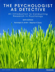 Psychologist As Detective The An Introdu
