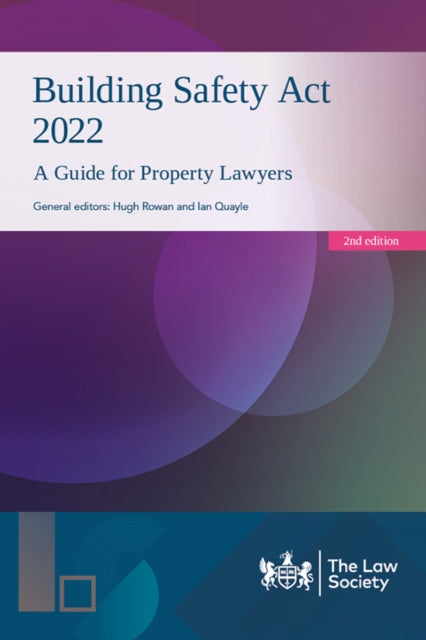 Building Safety Act 2022 2e By Rowan, Hugh