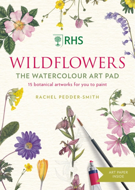 Rhs Wildflowers Watercolour Art Pad