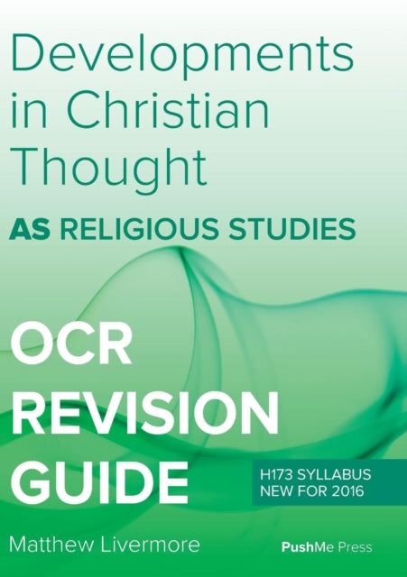 As Developments In Christian Thought: As