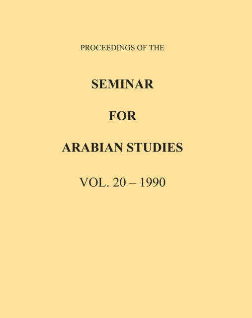 Proceedings Of The Seminar For Arab