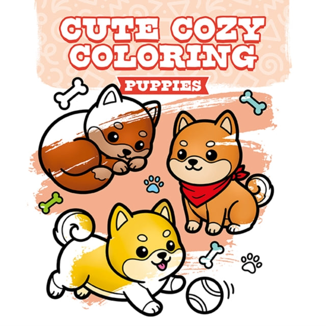 Cute Cozy Coloring Puppies By Gmc Publications