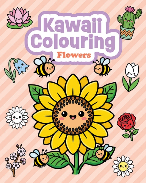 Kawaii Colouring Flowers By Gmc Publications