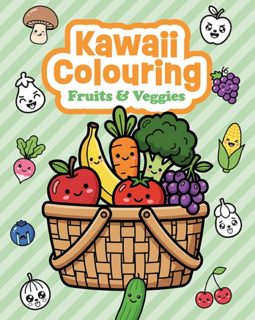 Kawaii Colouring Fruits & Veggies By Gmc Publications