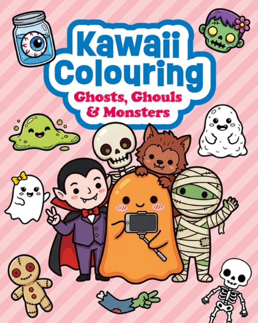 Kawaii Colouring Ghosts Ghouls/monsters By Gmc Publications