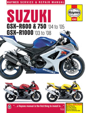 Suzuki Gsx-r600/750 04-05 Gsx-r1000 03-8 By Haynes Publishing