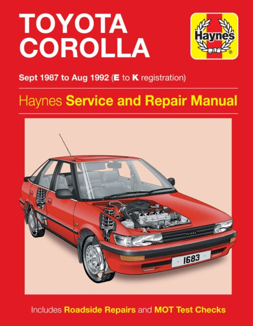 Toyota Corolla Service And Repair Manua By Toyota Corolla 87 On