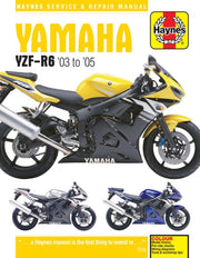 Yamaha Yzf-r6 Service 03 To 05