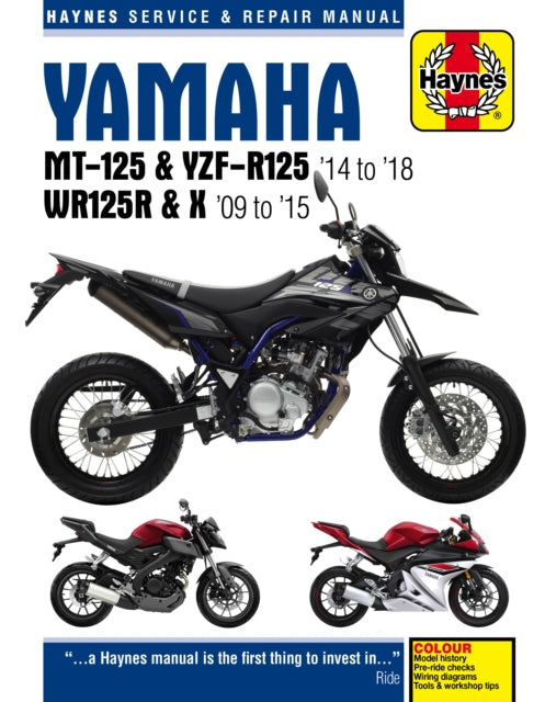 Yamaha Mt 125 Yzf-r125 & Wr125r/x By Yamaha Mt 125 Yzf-r125 & Wr125r/x
