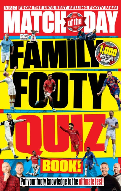 Match Of The Day Family Footy Quiz Book By Match Of The/magazin