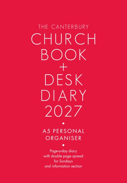 Canterbury Church Book & Desk Diary 2027