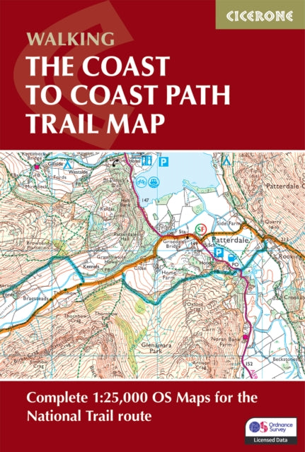 Coast To Coast Path National Trail Map By Marsh, Terry