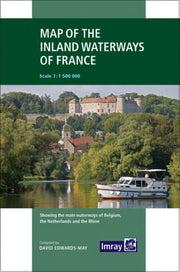Map Of The Inland Waterways Of France By May Edwards, David