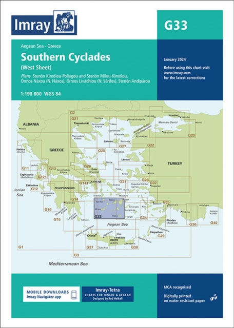 G33 Southern Cyclades West Sheet