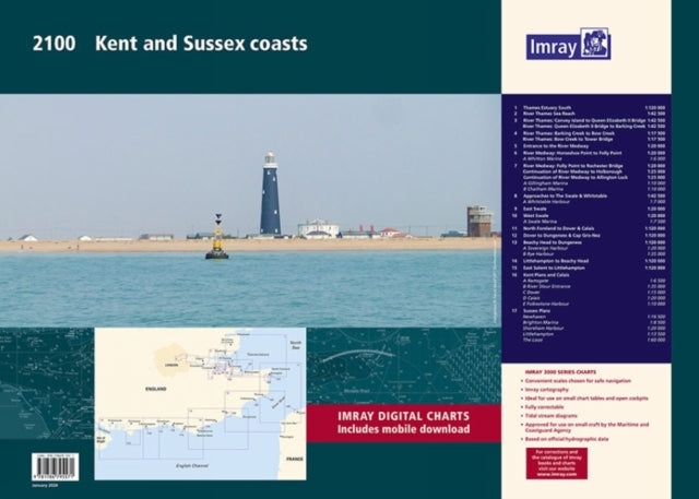 2100 Kent & Sussex Coasts Chart Pack