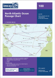 Chart 100 North Atlantic Ocean Passage C