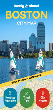 Lonely Planet Boston City Map 2