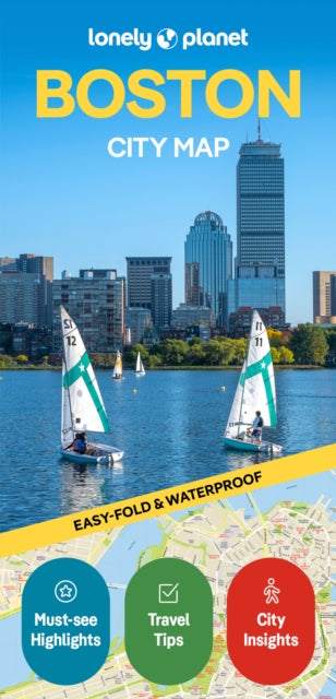 Lonely Planet Boston City Map 2