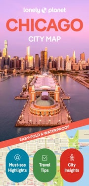 Lonely Planet Chicago City Map 2