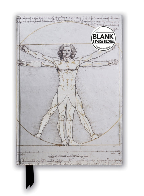 Leonardo Da Vinci Vitruvian Man Foiled B