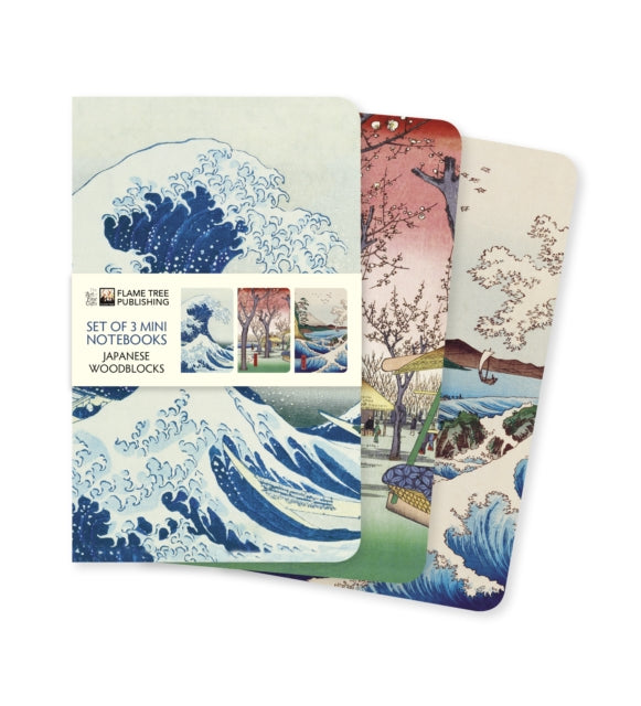 Mini Notebook Set Japanese Woodblocks Ft