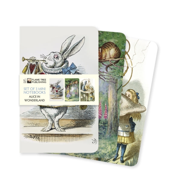 Mini Notebook Set Alice In Wonderland Ft