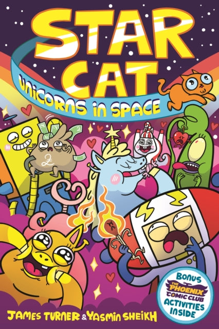 Star Cat Unicorns In Space