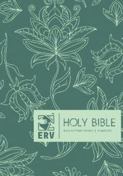 Erv Holy Bible Hardback Floral Anglicize