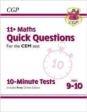 New 11+ Cem 10-minute Tests With Online
