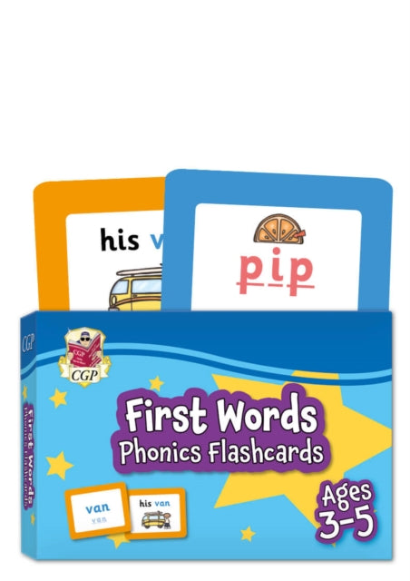 First Words Phonics Flash Cards Age 3-5