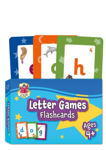 Letter Games Flashcards For Ages 4
