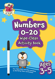 New Numbers 020 Wipeclean Activity Book