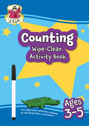 New Counting Wipeclean Activity Book For