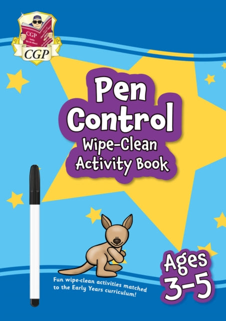 New Pen Control Wipeclean Activity Book
