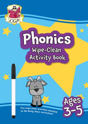 New Phonics Wipeclean Activity Book For