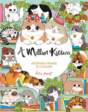 Million Kittens Colouring Book