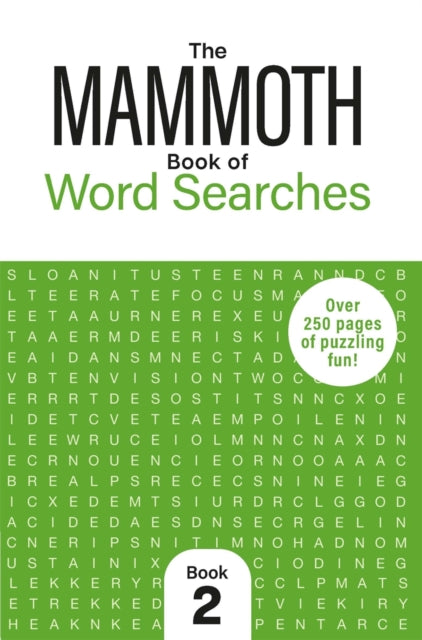 Mammoth Book Of Word Searches 2 By Moore, Gareth