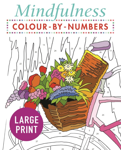 Mindfulness Colour By Numbers Large Prnt