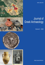 Journal Of Greek Archaeology Volume 5 20 By Bintliff, John