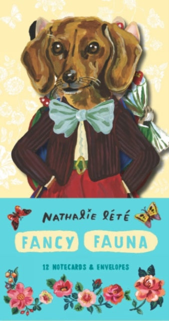 Fancy Fauna 12 Notecards/envelopes