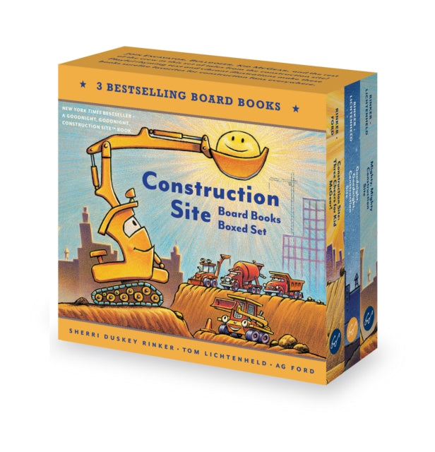Construction Site Board Books Boxed