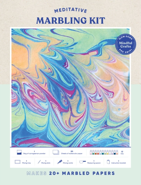 Mindful Crafts Meditative Marbling