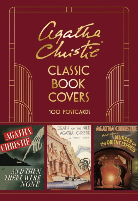 Agatha Christie Book Cover 100 Postcards