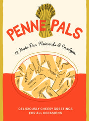 Penne Pals 12 Pasta Pun Notecards/envelo
