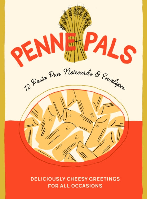 Penne Pals 12 Pasta Pun Notecards/envelo