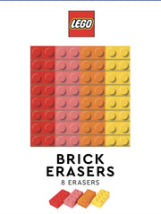 Lego Brick Erasers Multicolor