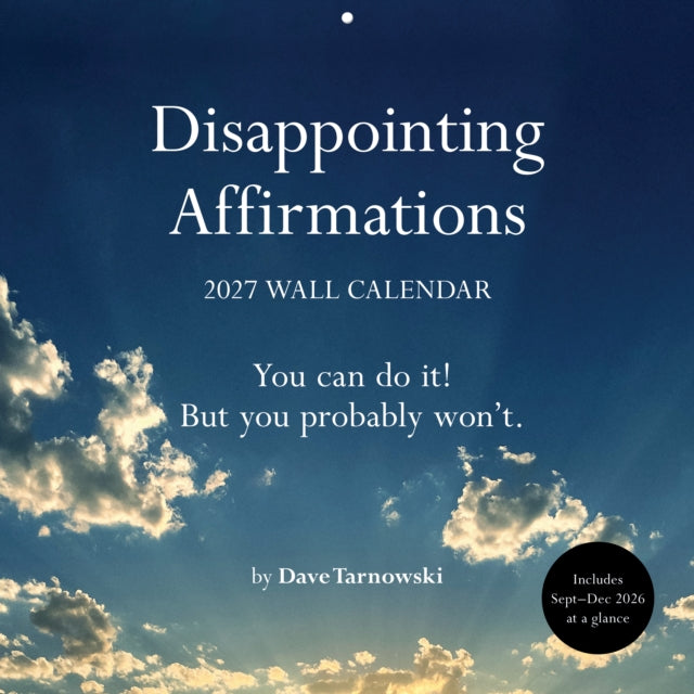 Disappointing Affirmations Wall Cal 2027 By Tarnowski, Dave