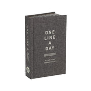 Charcoal Canvas One Line A Day/5 Year Bk