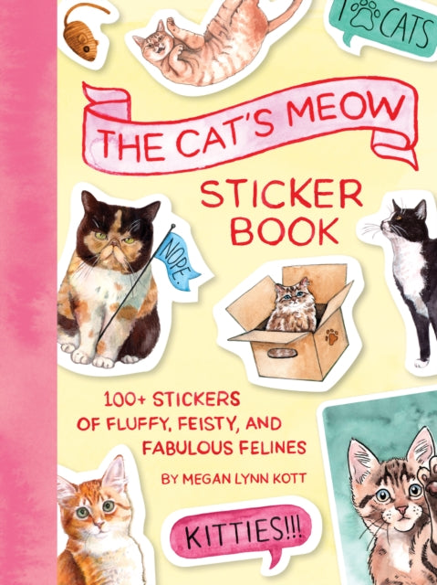 Cats Meow Sticker Book By Kott, Megan Lynn