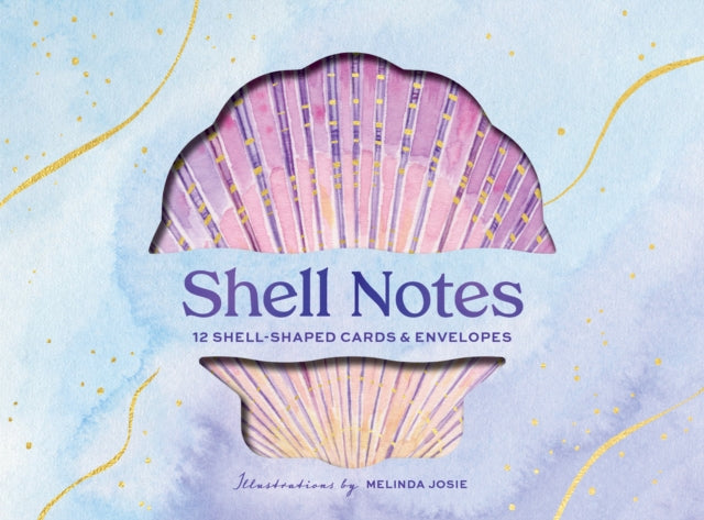 Shell Shaped Note Cards & Envelopes X12 By Chronicle Books